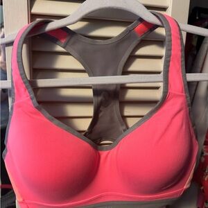 VSX Sport Pink, Orange, and Gray Sports Bra Size 34C